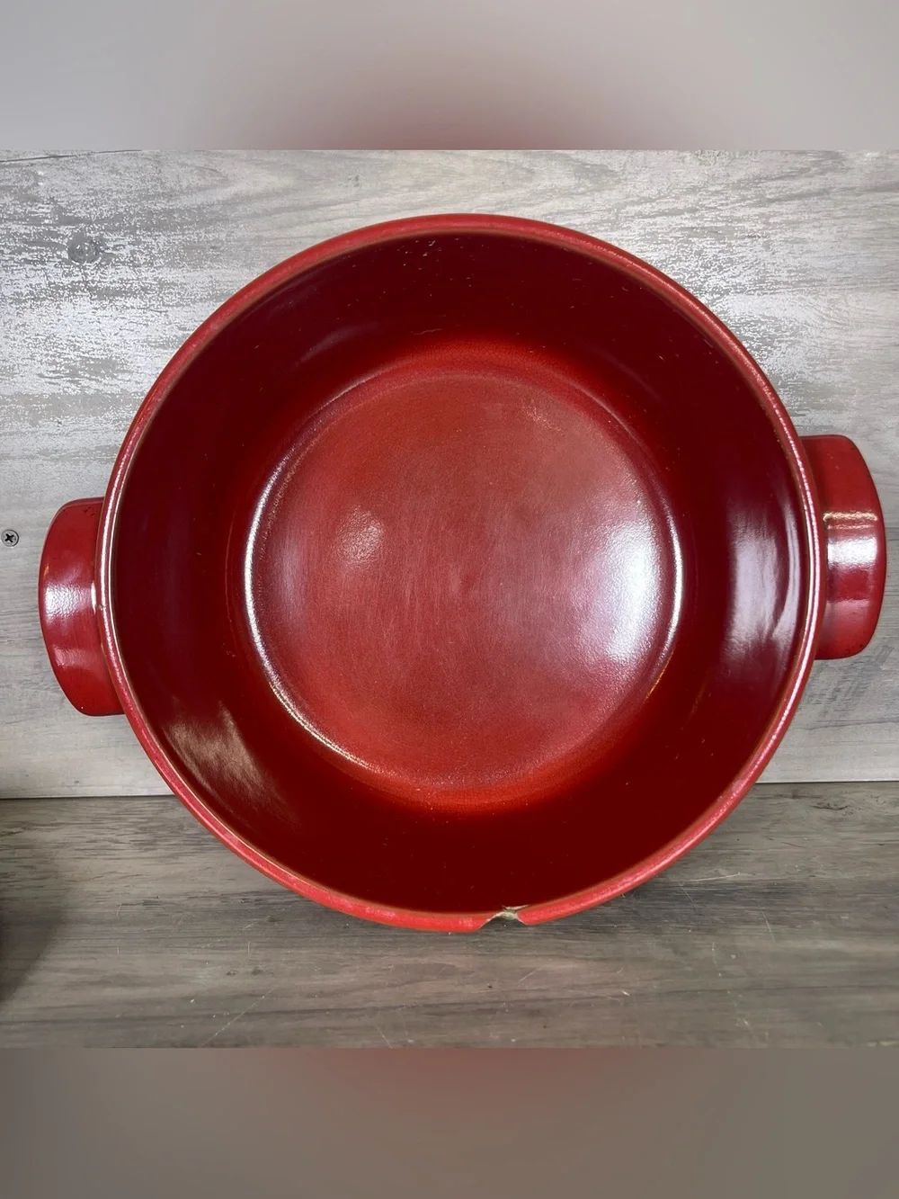Emile Henry France Large Red Dutch Pot